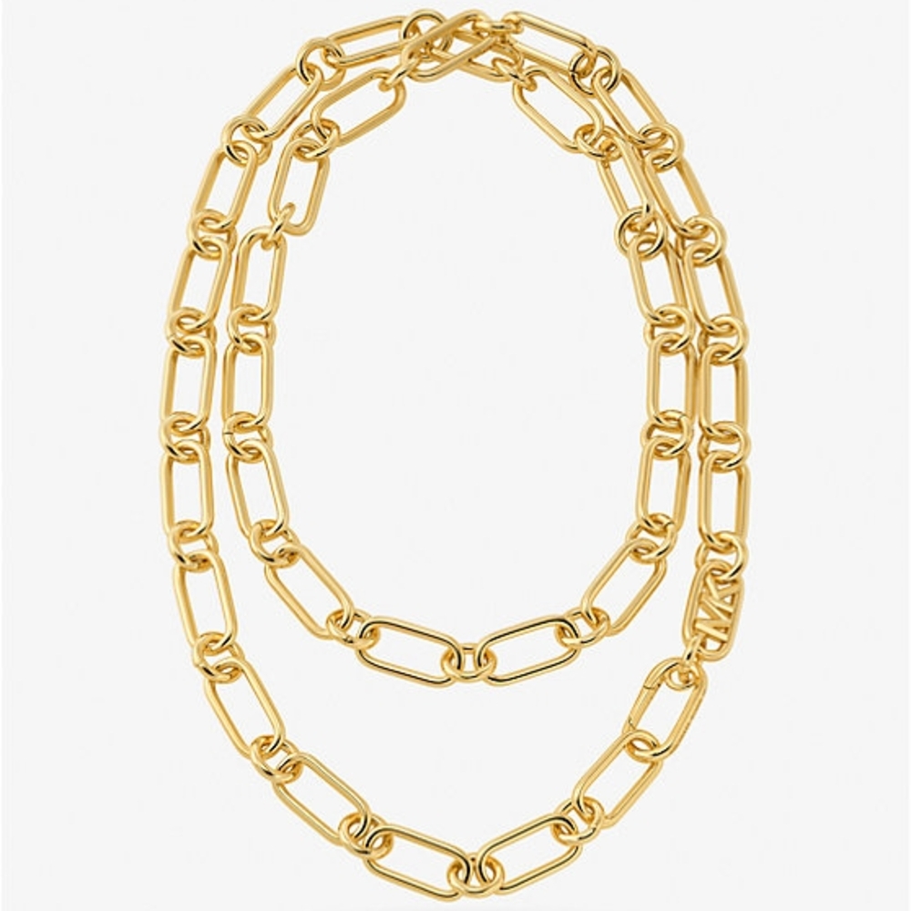 Michael Kors Gold Figaro Necklace